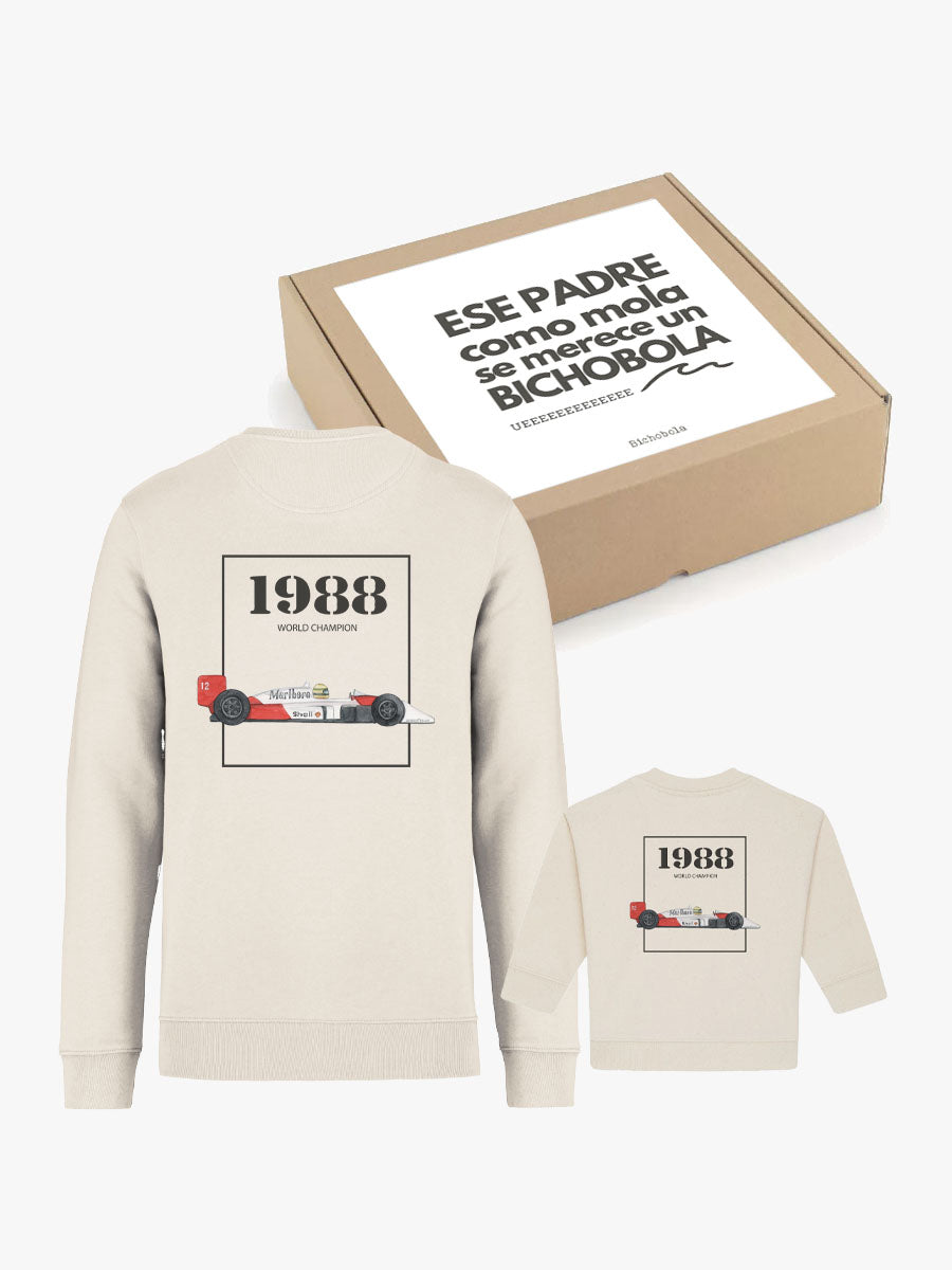 Pack Día del Padre Sudaderas Iguales Padre e Hijo Coches