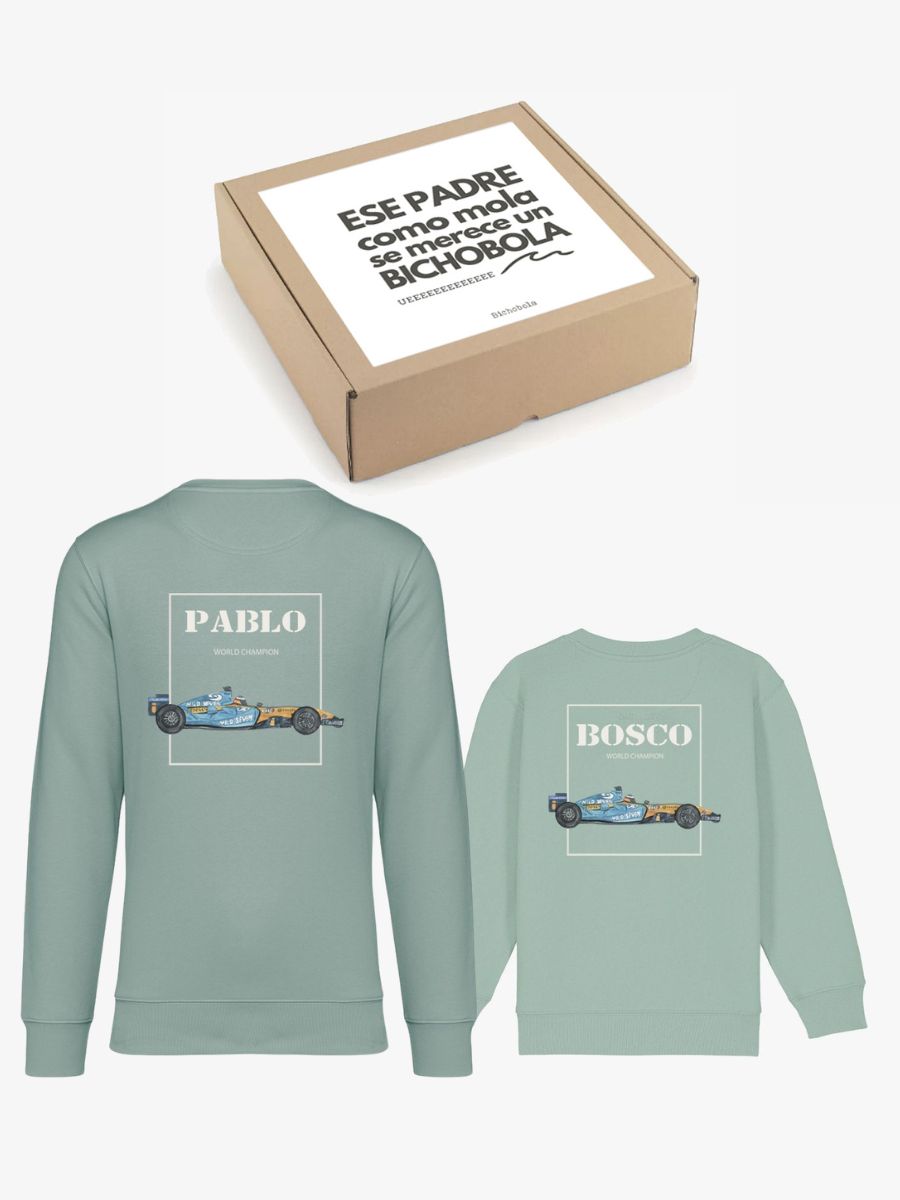 Caja Sudaderas Iguales Padre e Hijo Alonso