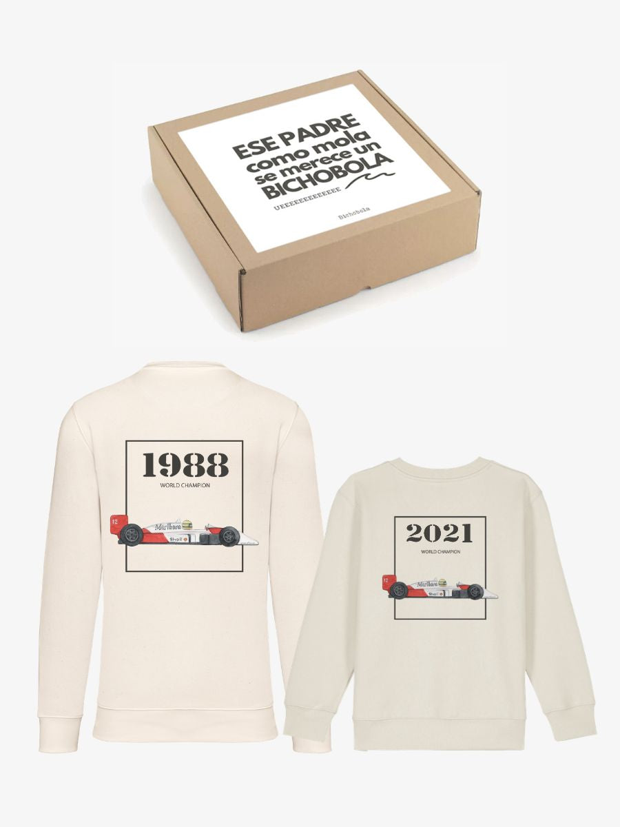 Caja Sudaderas Iguales Padre e Hijo Senna