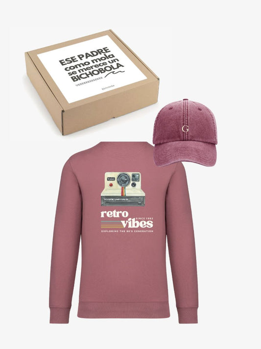 Pack Día del Padre Sudadera y Gorra Bordada
