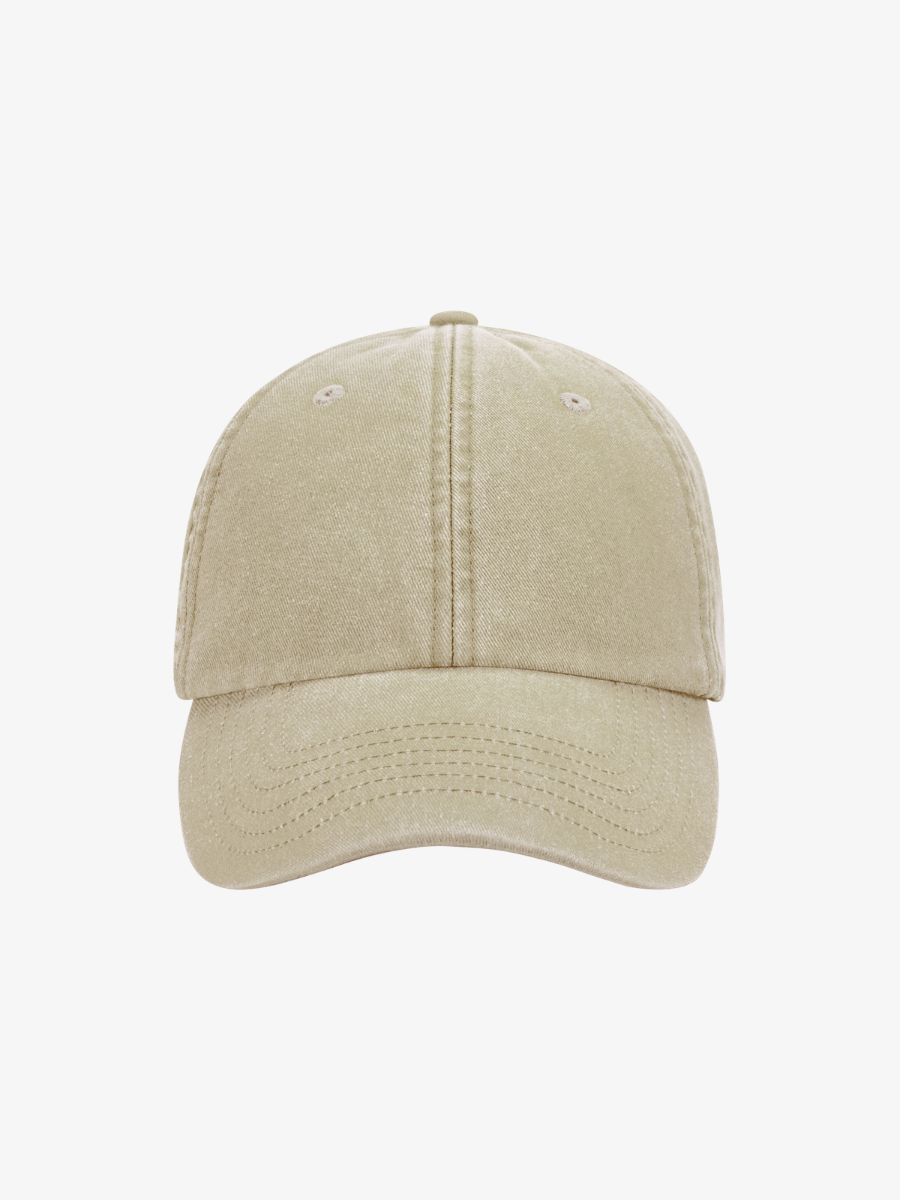 Gorra Bordada Trasera Beige