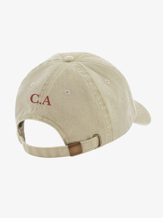 Gorra Bordada Trasera Beige