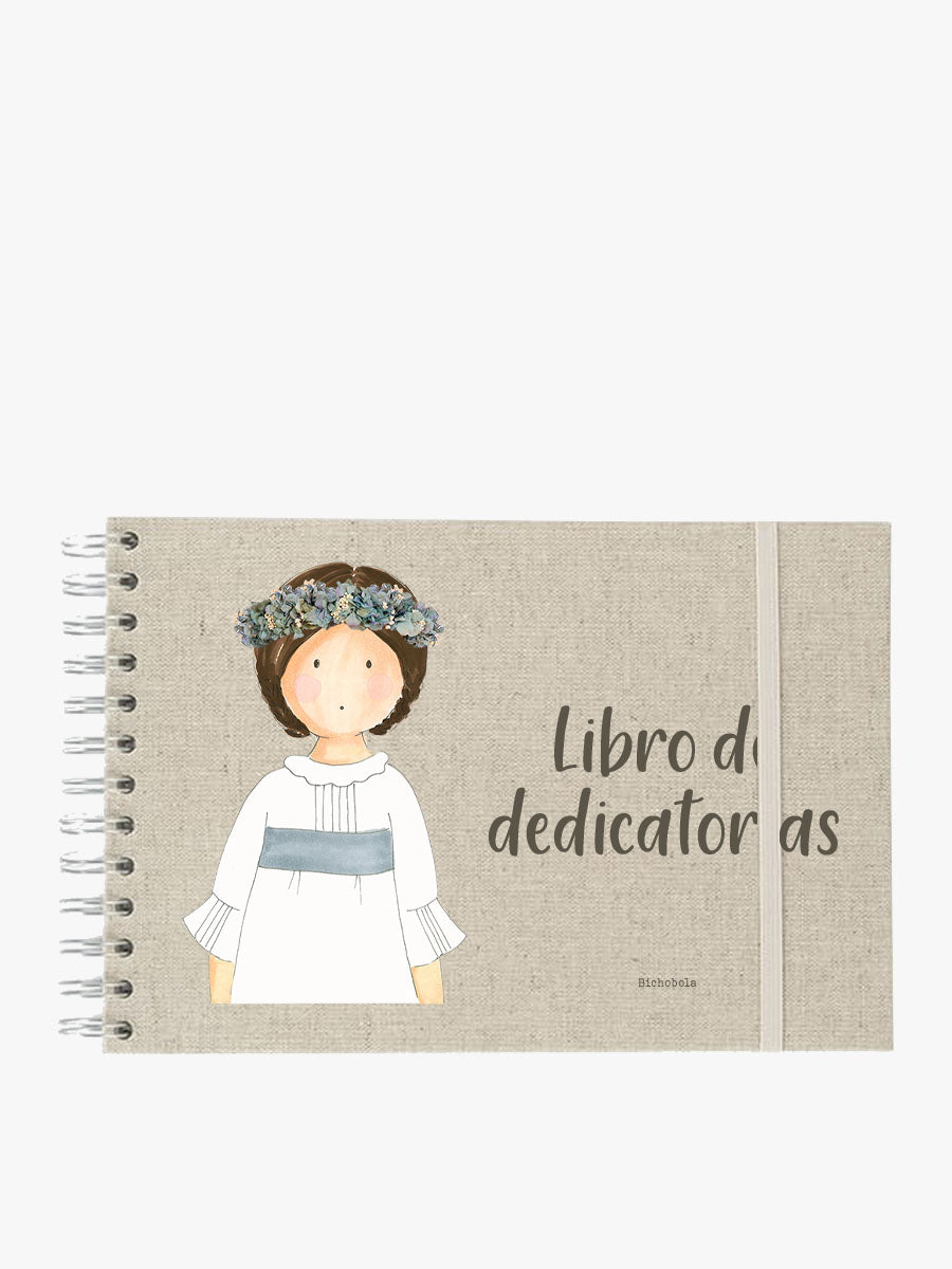 Libro de dedicatorias Primera Comunión personalizable con nombre