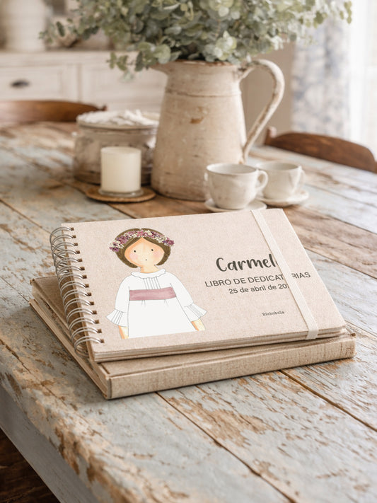 Libro Dedicatorias Comunión Greta Londres