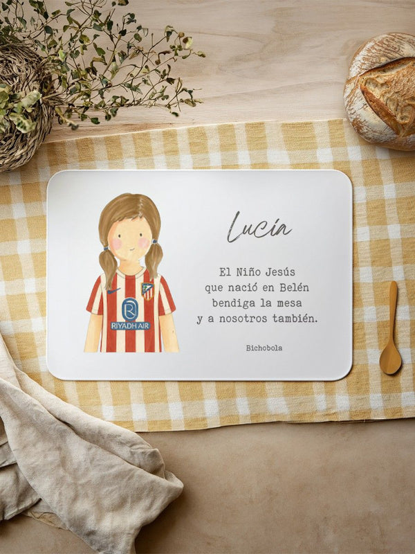 Mantel Fútbol Atlético de Madrid Niña