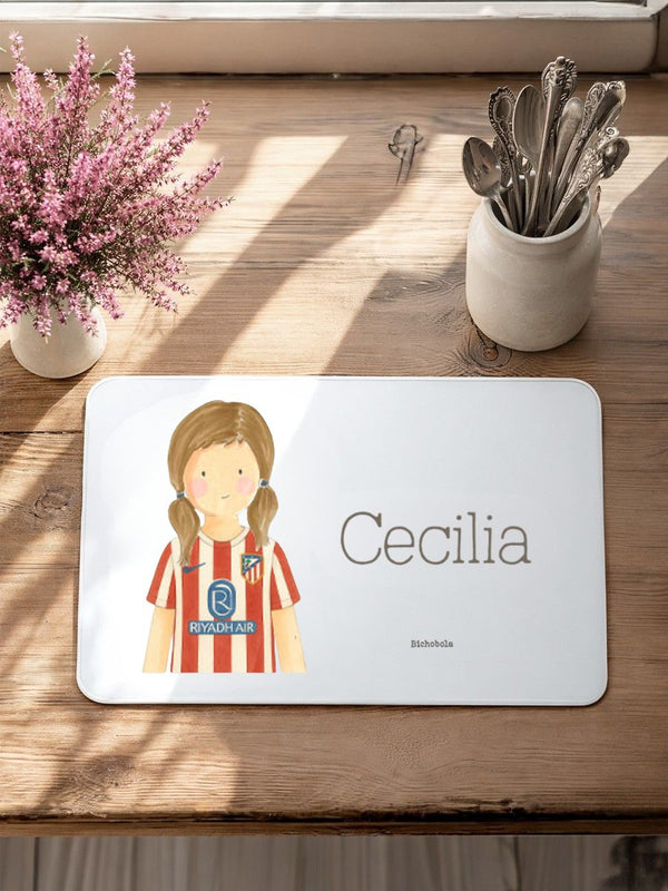 Mantel Fútbol Atlético de Madrid Niña