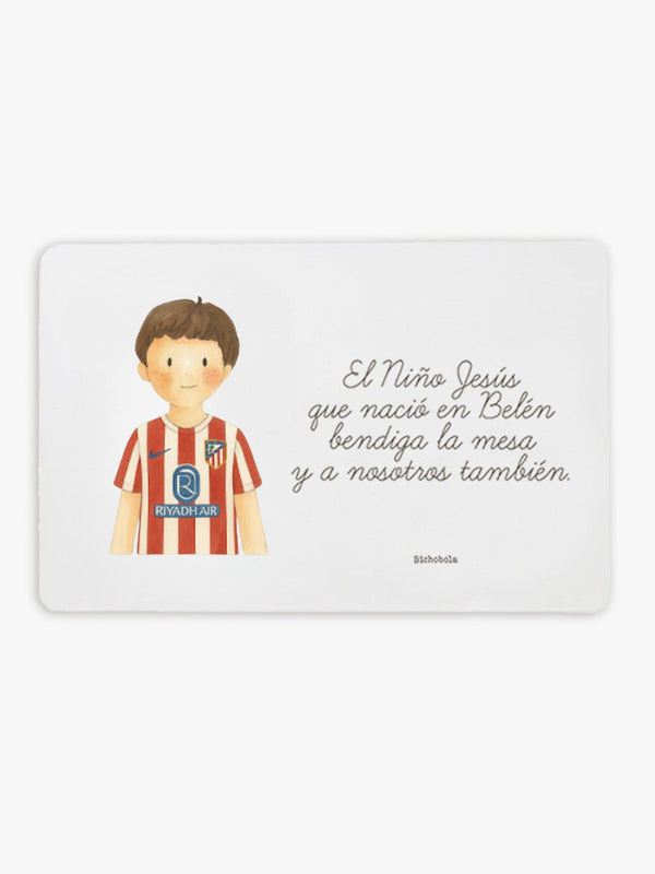 Mantel Fútbol Atlético de Madrid Niño