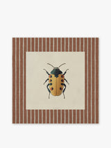 Mantel Cuadrado Insectos Rayas IV