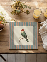 Mantel Cuadrado Pájaro Cardenal