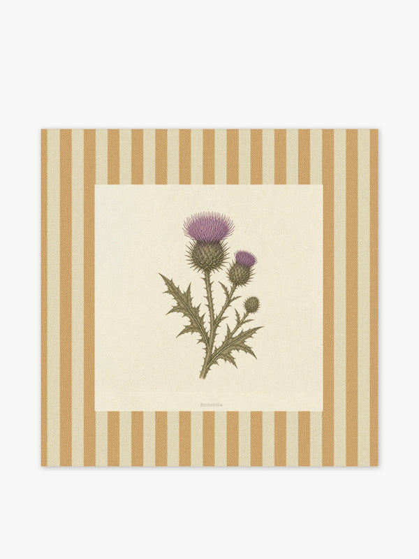 Mantel Cuadrado Flores Cardo