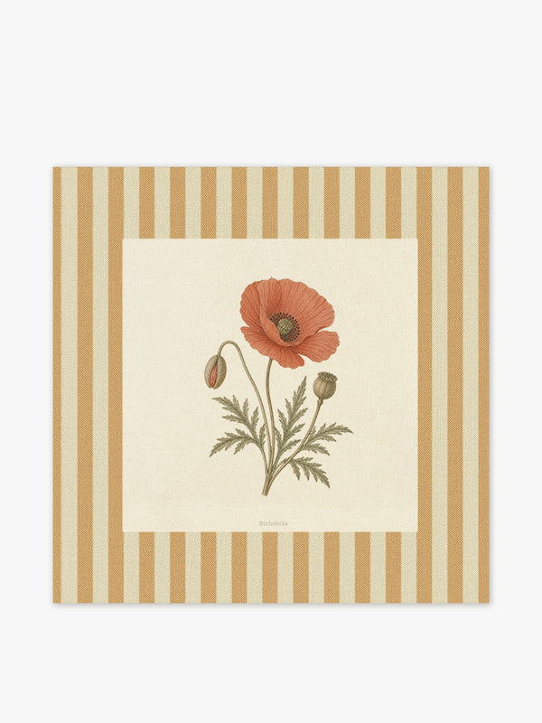 Mantel Cuadrado Flores Amapola