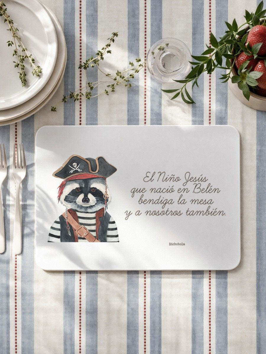 Mantel Mapache Pirata