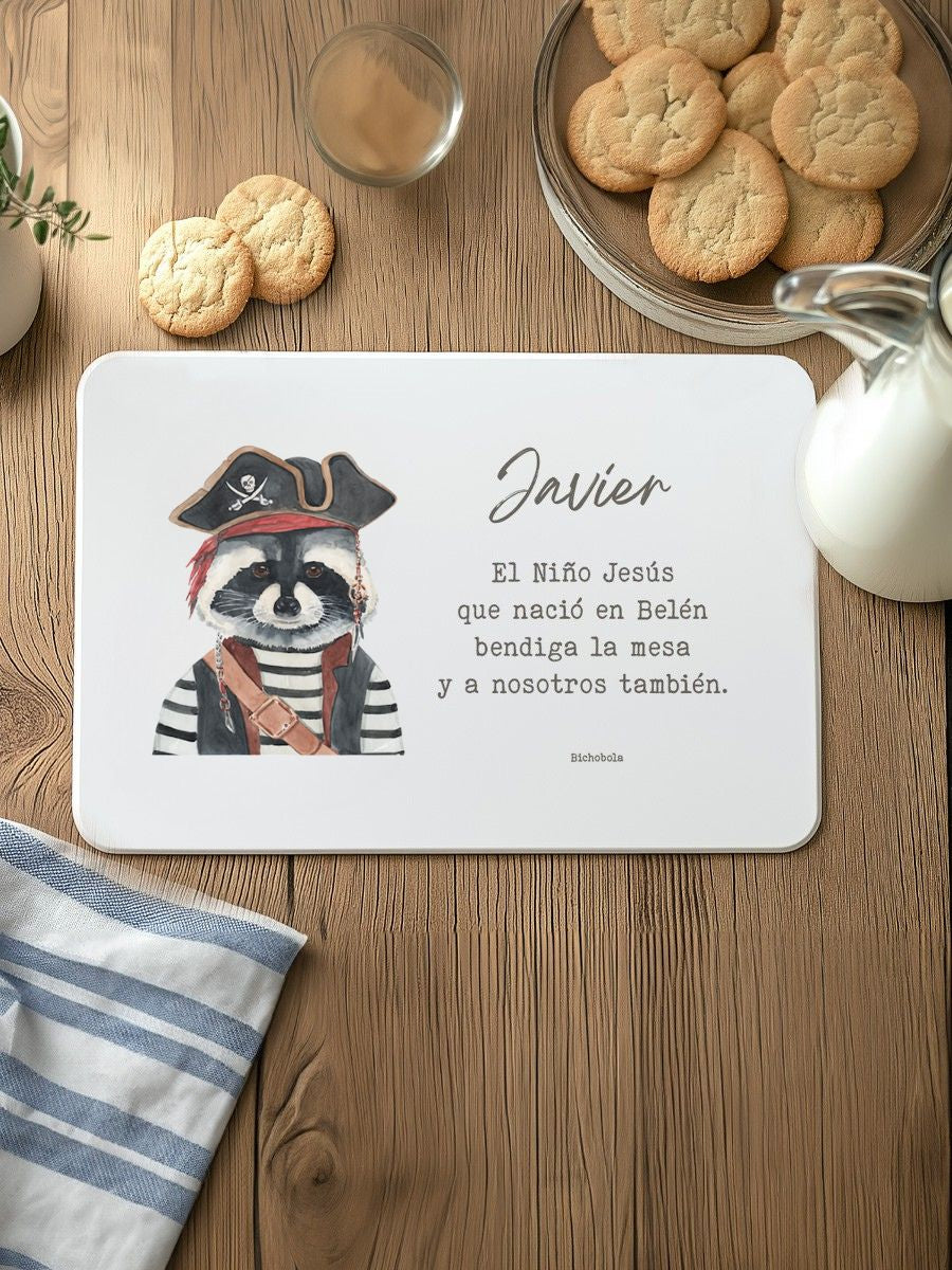 Mantel Mapache Pirata