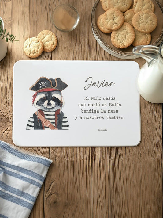 Mantel Mapache Pirata