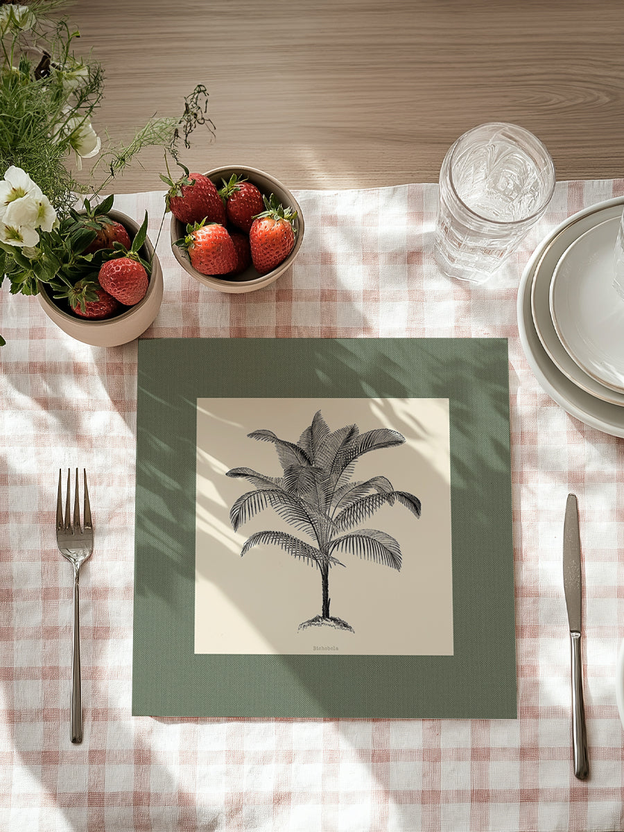 Mantel cuadrado Palmera IV