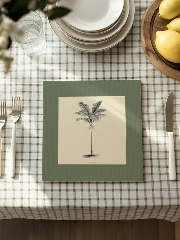 Mantel Cuadrado Palmera VI