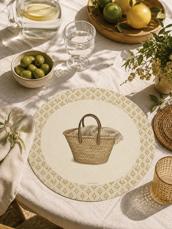 Mantel Redondo Summer Kairos Cesta