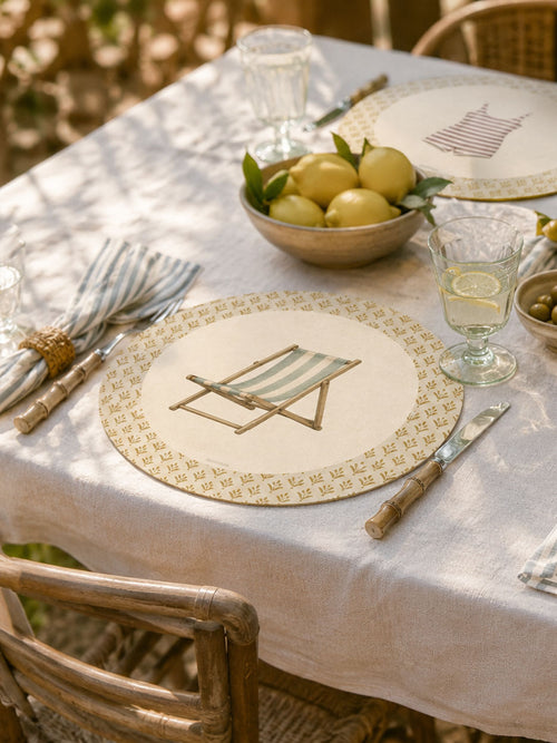 Mantel Redondo Summer Kairos Silla