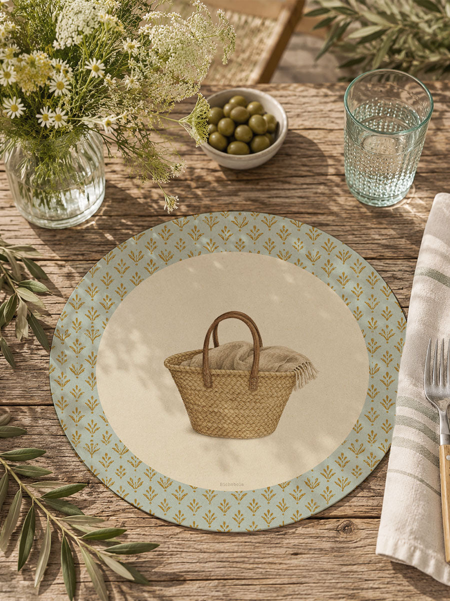 Mantel Redondo Summer Kairos Cesta