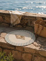 Mantel Redondo Summer Rayas Caracola