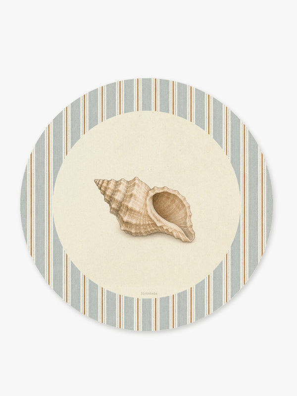 Mantel Redondo Summer Rayas Caracola