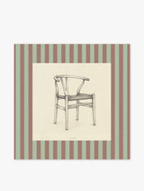 Mantel Cuadrado Silla Wishbone