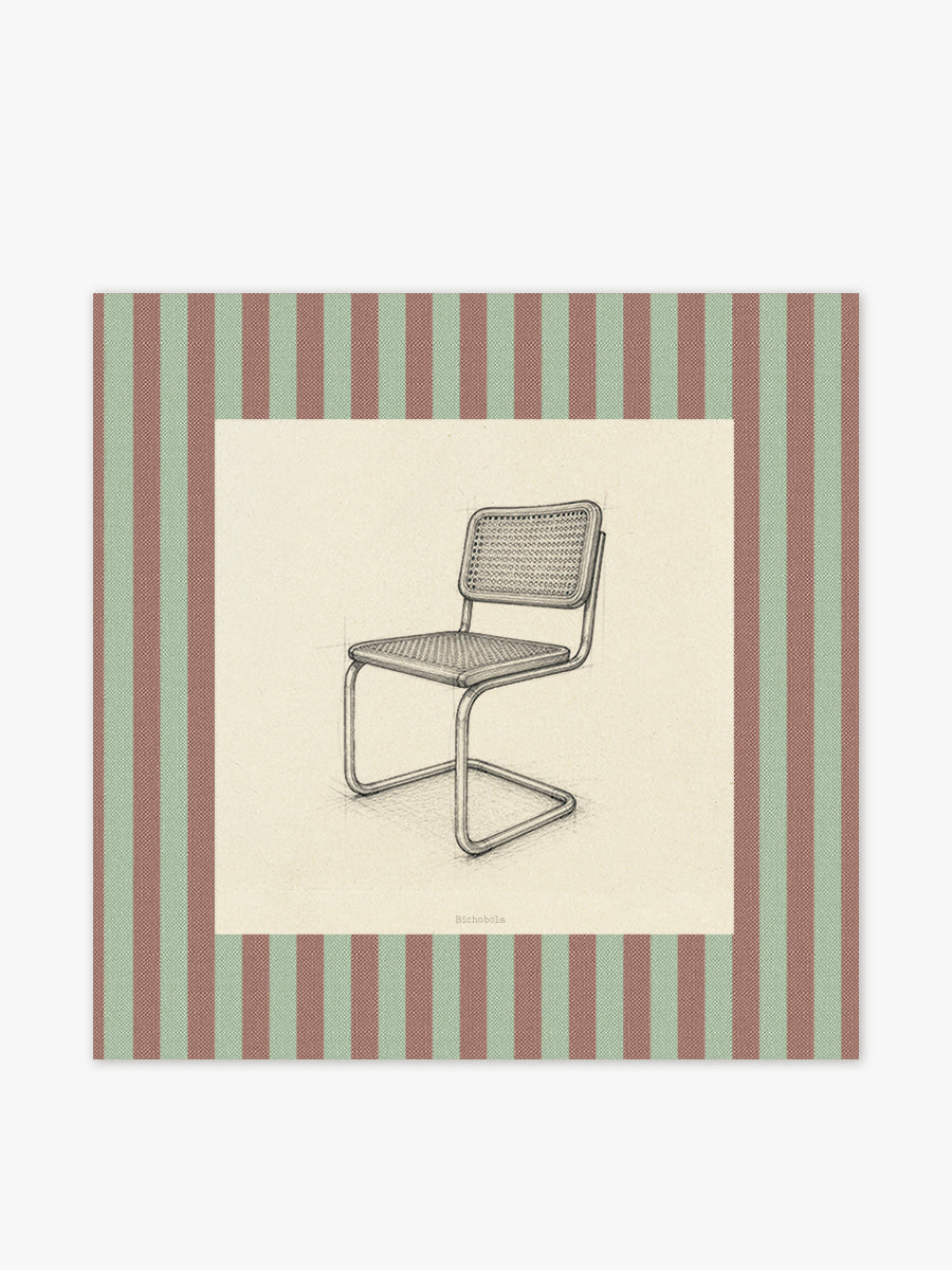 Mantel cuadrado Silla Cesca