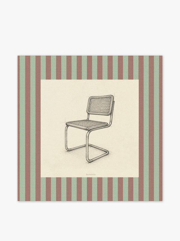 Mantel Cuadrado Silla Cesca