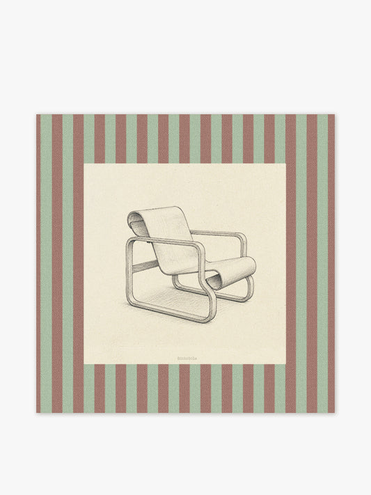 Mantel cuadrado Silla Paimio