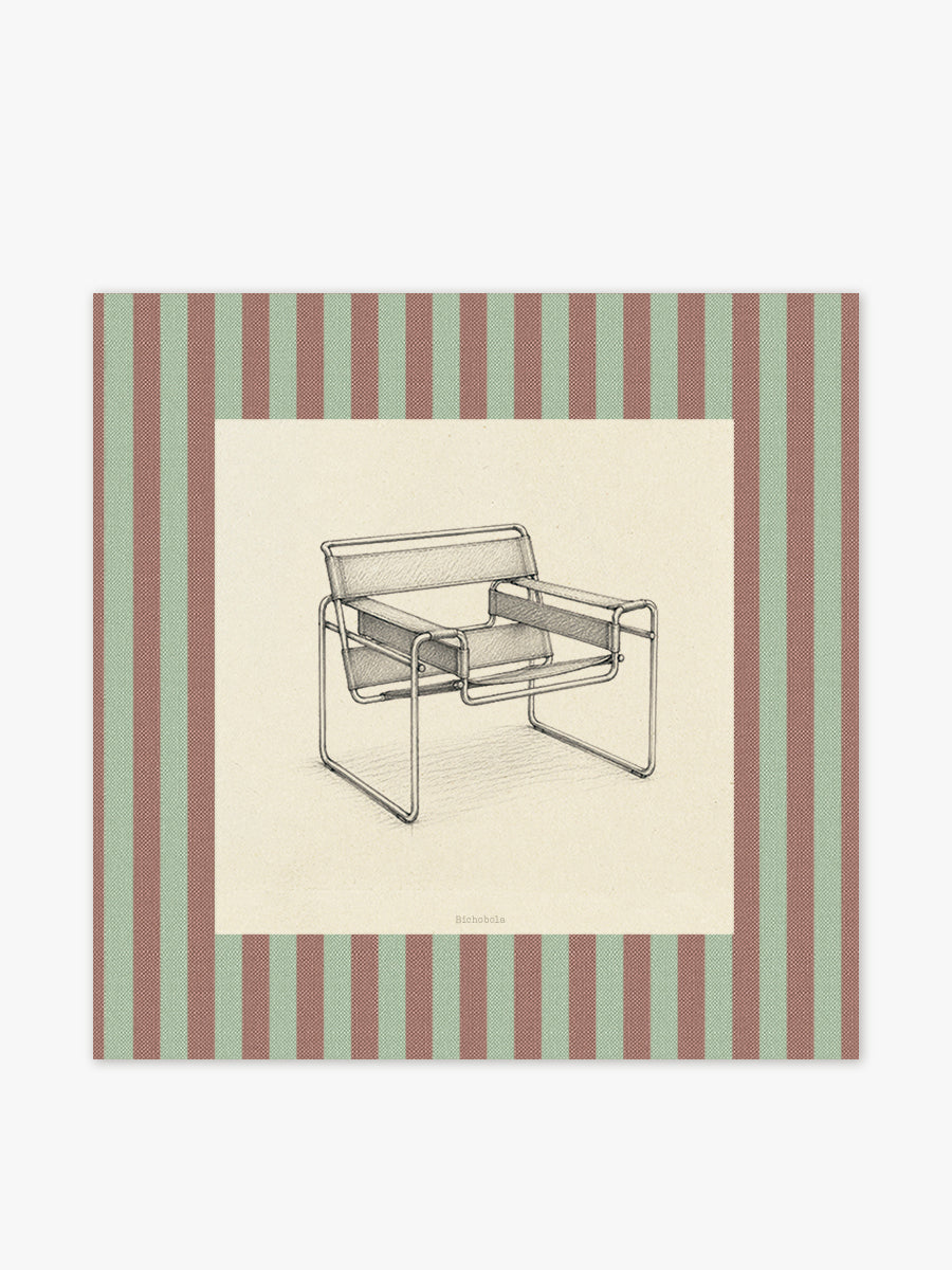 Mantel cuadrado Silla Wassily