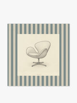 Mantel Cuadrado Silla Swan