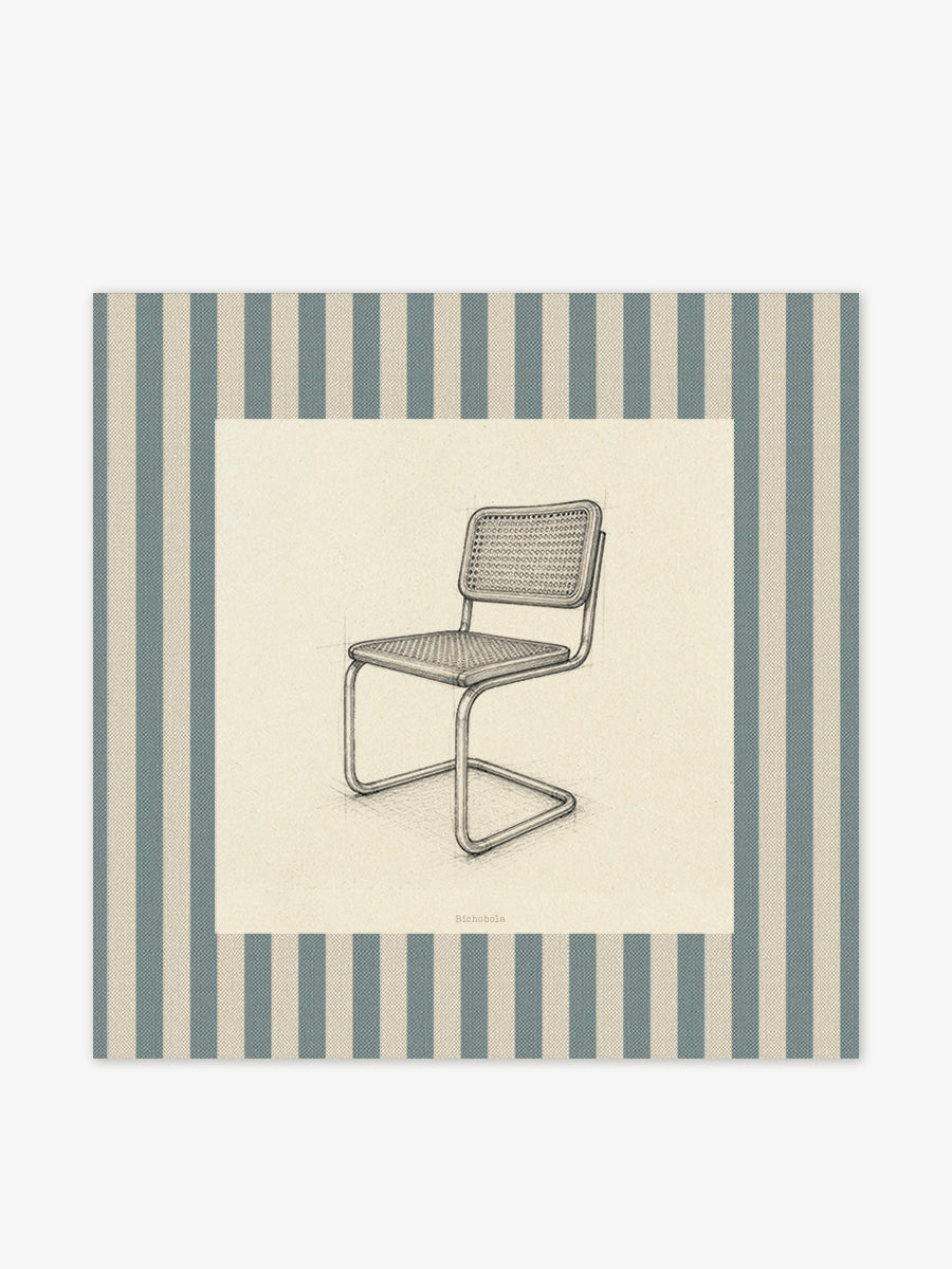 Mantel cuadrado Silla Cesca
