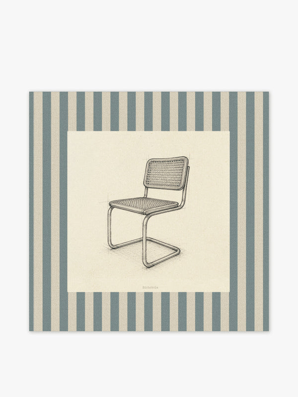Mantel Cuadrado Silla Cesca