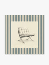 Mantel Cuadrado Silla Barcelona