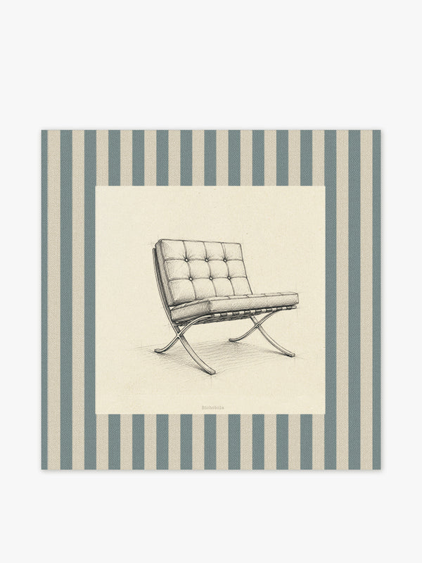 Mantel Cuadrado Silla Barcelona