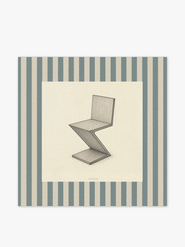 Mantel Cuadrado Silla Zig Zag