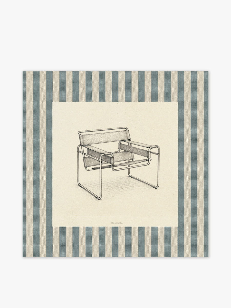 Mantel cuadrado Silla Wassily