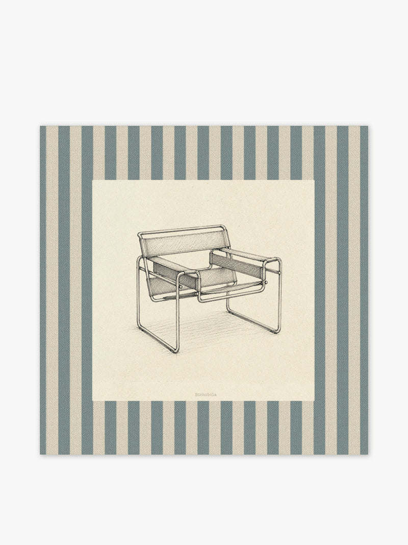 Mantel Cuadrado Silla Wassily