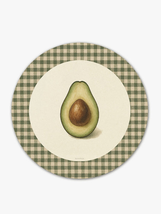 Mantel Redondo Aguacate