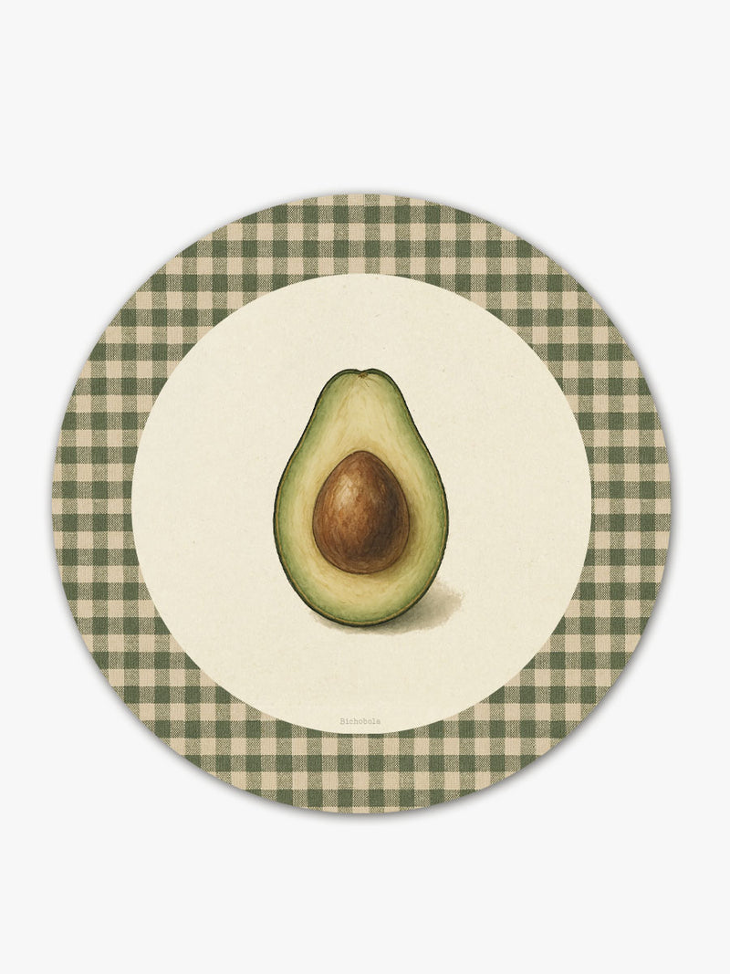 Mantel Redondo Aguacate