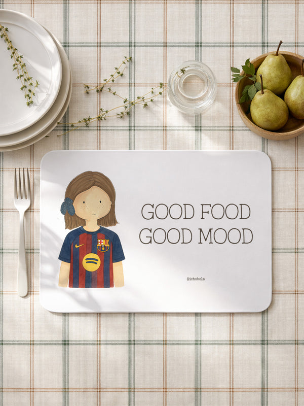 Mantel Fútbol Barça Niña