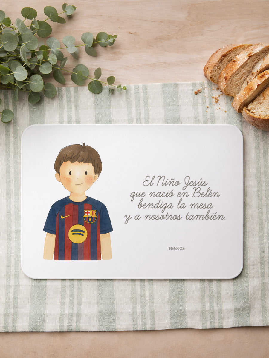 Mantel Fútbol Barça Niño