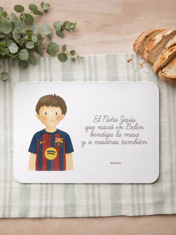 Mantel Fútbol Barça Niño