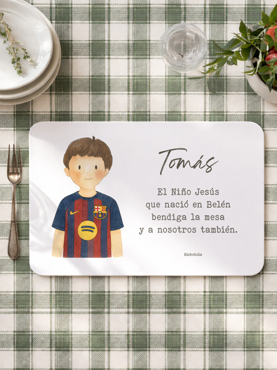 Mantel Fútbol Barça Niño
