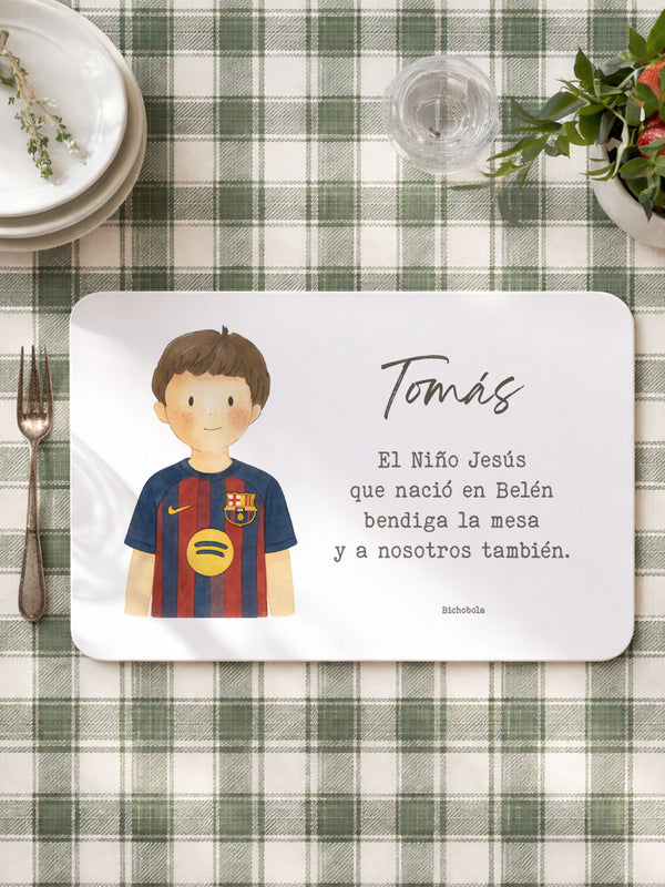 Mantel Fútbol Barça Niño