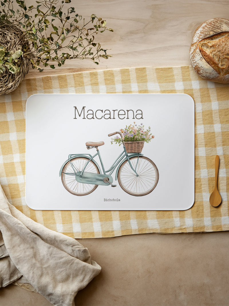 Mantel Good Food Bici Azul