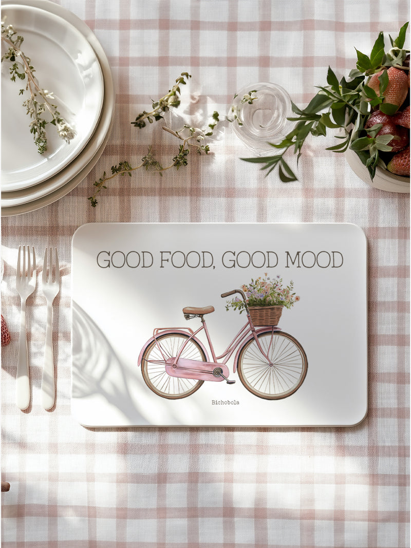 Mantel Good Food Bici Rosa