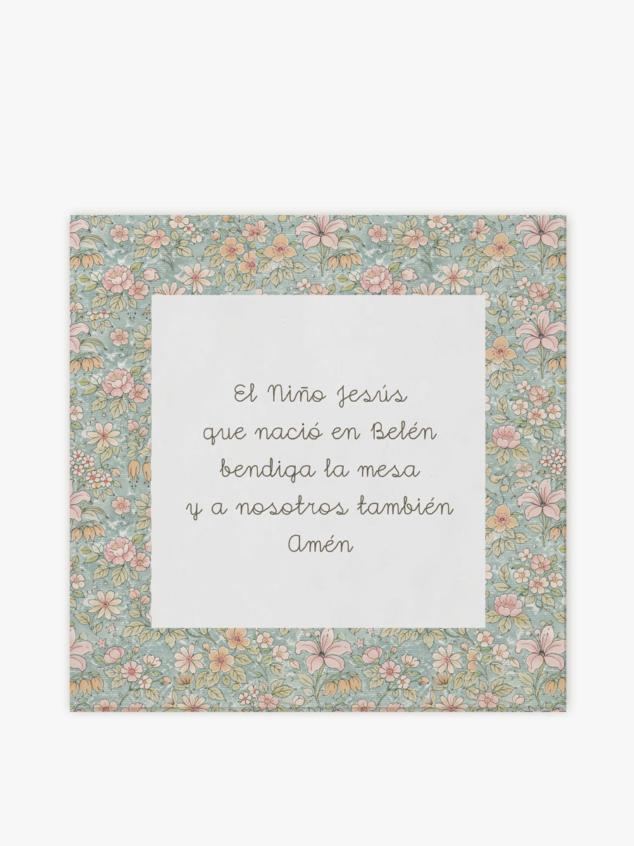 Mantel Cuadrado Bendición Jardín