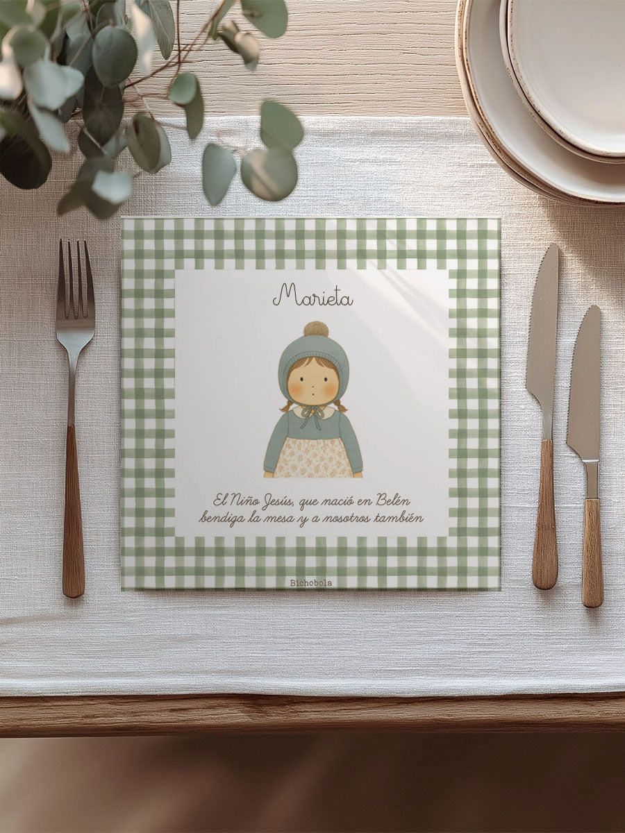 Mantel Bendición Vichy Casilda