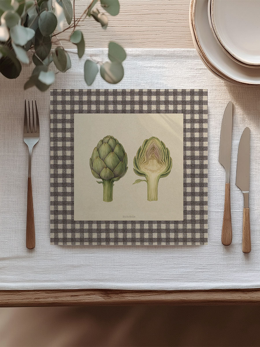 Mantel cuadrado Frutas y verduras I